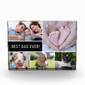 Beste vader ooit Modern Foto Collage (Voorkant)