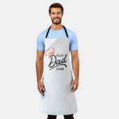 Beste vader ooit moderne chef-vader schort (Gedragen)