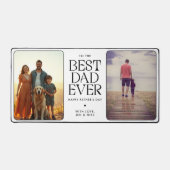 Beste vader ooit Moderne Vaderdag 2 foto Bureaumat (Voorkant)