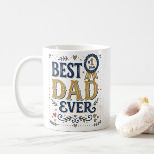 Beste Vader Ooit Mok Vaderdag Cadeau Van Kinderen