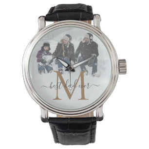 Beste vader ooit, personaliseer Jouw naam, Foto Horloge
