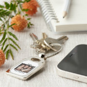 Beste vader ooit personaliseren sleutelhanger (Zijkant)