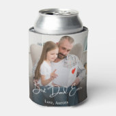 Beste vader ooit persoonlijke foto blikjeskoeler (Blikje Voorkant)