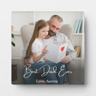 Beste vader ooit persoonlijke foto fotoplaat