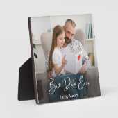 Beste vader ooit persoonlijke foto fotoplaat (Voorkant)