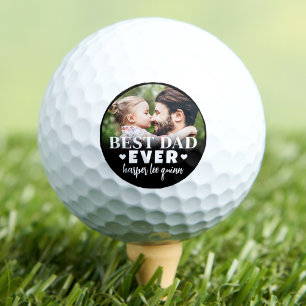 Beste vader ooit persoonlijke foto golfballen