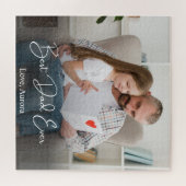 Beste vader ooit persoonlijke foto legpuzzel (Horizontaal)