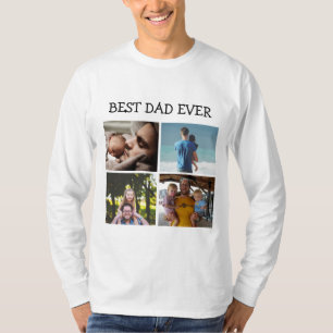 Beste vader ooit persoonlijke foto t-shirt