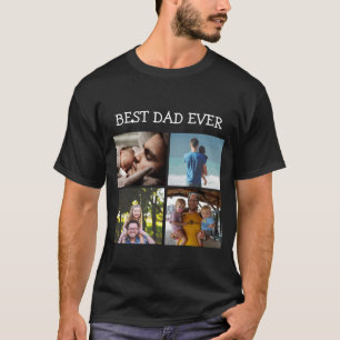 Beste vader ooit persoonlijke foto t-shirt