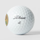 Beste vader ooit persoonlijke Golf Balls HAMbWG Golfballen (Logo)