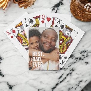 Beste vader ooit persoonlijke vaders Dag Pokerkaarten