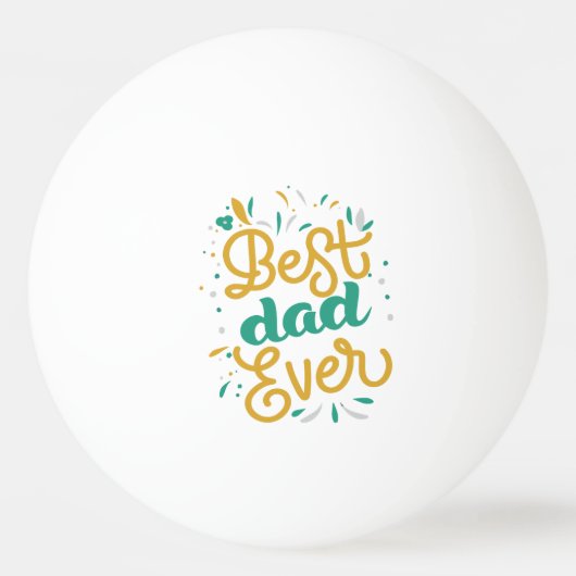 Beste vader ooit pingpongballen (Voorkant)
