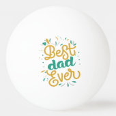 Beste vader ooit pingpongballen (Achterkant)