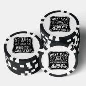 Beste vader ooit poker chips (Opstapeling)