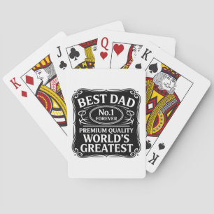 Beste vader ooit pokerkaarten