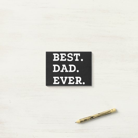 Beste vader ooit post-it® notes (Op bureau)