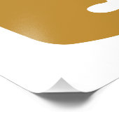 Beste vader ooit poster (Hoek)