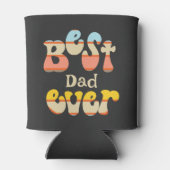 Beste vader ooit Retro Blikjeskoeler (Achterkant)