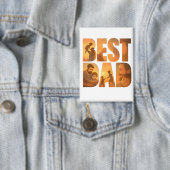 Beste vader ooit retro Button badge (Insitu)