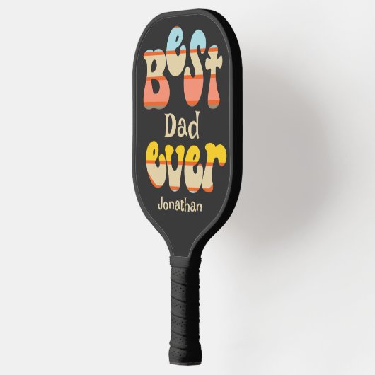 Beste vader ooit Retro Pickleball Paddle (Links)