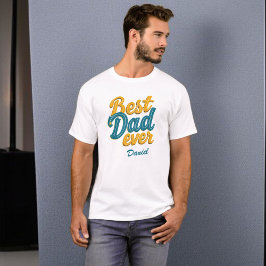 Beste vader ooit | Retro Vaderdag T-shirt