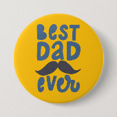Beste vader ooit ronde button 7,6 cm (Voorkant)