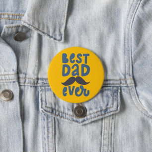 Beste vader ooit ronde button 7,6 cm