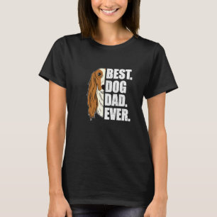 Beste vader ooit saluki pap vaderdag t-shirt