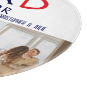 Beste vader ooit Schattige honkbal Keepsake Vaders Snijplank (Hoek)