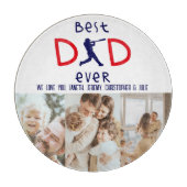 Beste vader ooit Schattige honkbal Keepsake Vaders Snijplank (Voorkant)