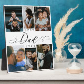 Beste vader ooit script Vaderdag 6 fotocollage Fotoplaat (Zijkant)