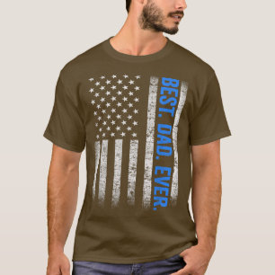 Beste vader ooit Shirt Amerikaanse vlag geeft vade