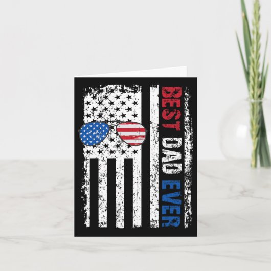 Beste vader ooit Shirten voor papa vaders dag 4e Kaart (Voorkant)