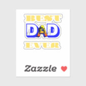 Beste vader ooit sticker (Vel)