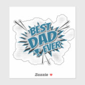 Beste vader ooit sticker (Vel)