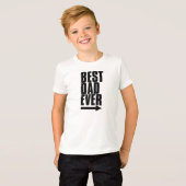 Beste vader ooit t-shirt (Voorkant volledig)