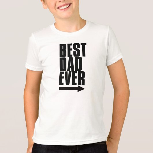 Beste vader ooit t-shirt (Voorkant)