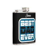 Beste vader ooit T-Shirt Heupfles (Rechts)