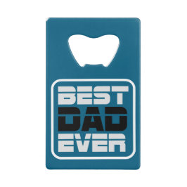 Beste vader ooit T-Shirt Kredietkaart Flessenopener