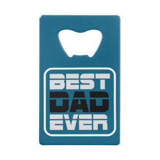 Beste vader ooit T-Shirt Kredietkaart Flessenopener
