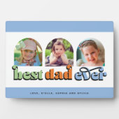 Beste vader ooit Tekst 3 Foto's Fotoplaat (voorkant)