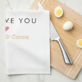 Beste vader ooit theedoek (Quarter Fold)