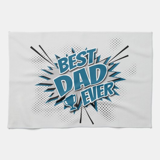 Beste vader ooit theedoek (Horizontaal)
