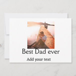 Beste vader ooit toevoegen naam afbeelding vaders kaart