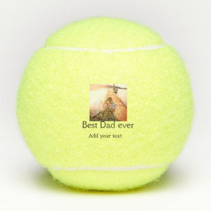 Beste vader ooit toevoegen naam afbeelding vaders tennisballen