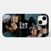 Beste vader ooit twee foto-Vaderdag cadeautjes Case-Mate iPhone Case (Achterkant (horizontaal))