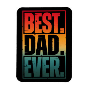 BESTE VADER Ooit TYPOGRAFIE Magneet