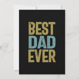 Beste vader ooit Vader Gift Bedankkaart
