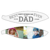 Beste vader ooit Vaderdag 2 Foto Aangepaste naam Basketbal (Panelen)