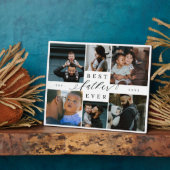 Beste vader ooit | Vaderdag 6 Foto-collage Fotoplaat (Zijkant)